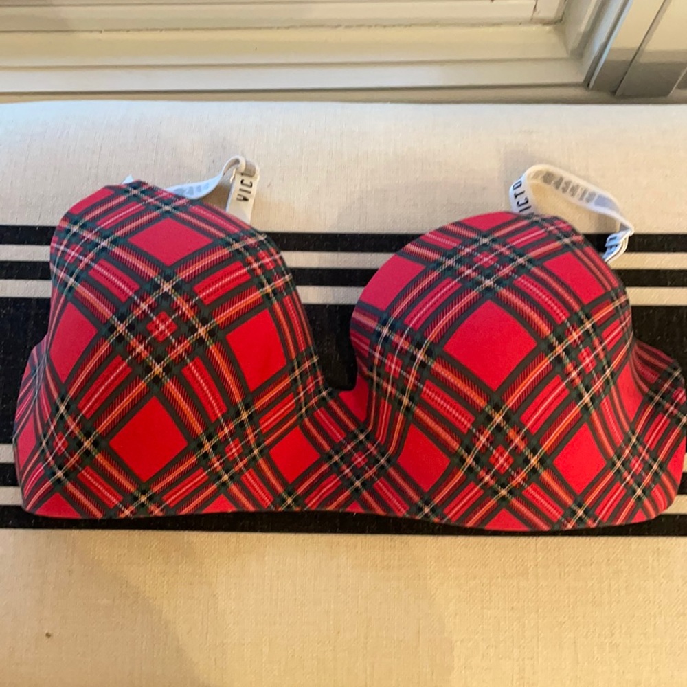 Victoria’s Secret Christmas Plaid Bra